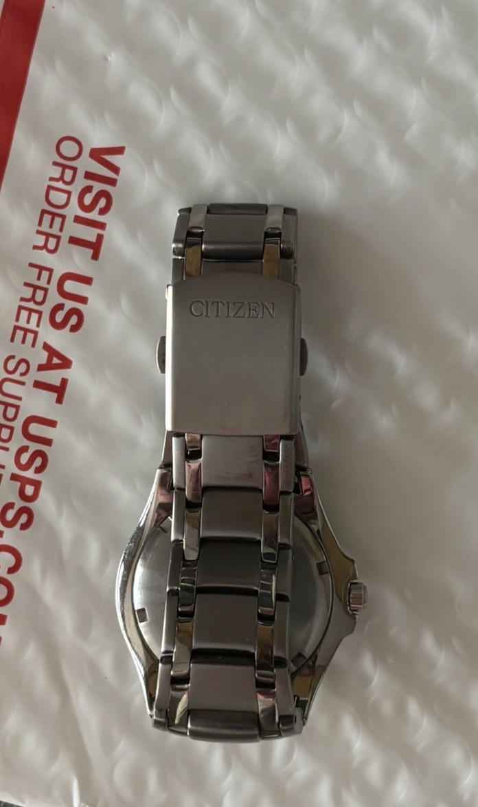 Citizen Men’s Eco Drive Titanium 36mm Watch WR 100