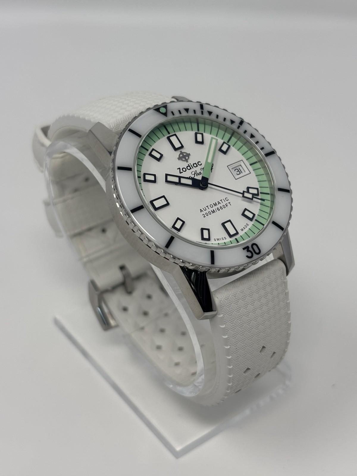 Zodiac Super Sea Wolf Automatic Diver Watch ZO9309 ‘Spearmint’
