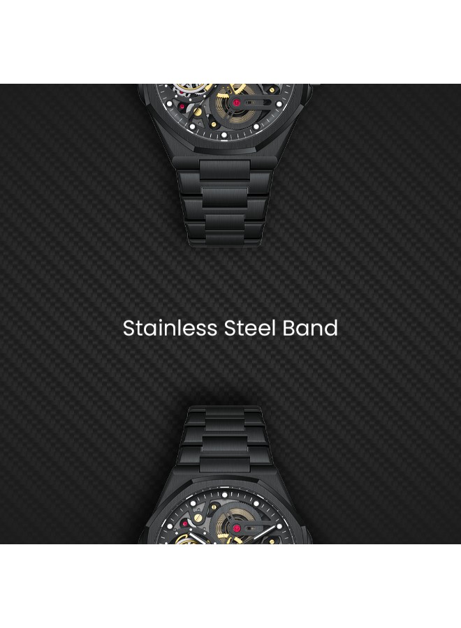 Kenneth Scott Men’s Analog Watch | Black Dial, 43mm, 30 m (3 ATM)