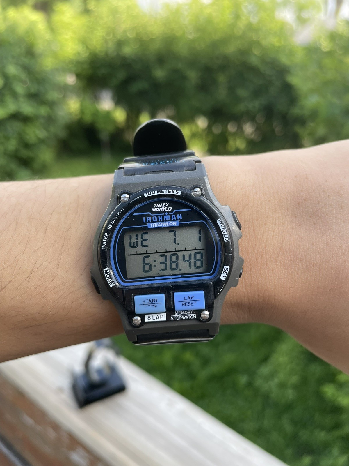 1990’s “Bill Clinton” Men’s Timex Indiglo Ironman Triathlon Digital Quartz Watch