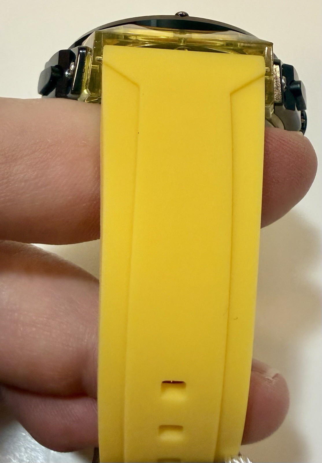 Activa X Invicta Mens Watch 51mm Yellow ABS Case 19mm Thick Digital ACW8118-001