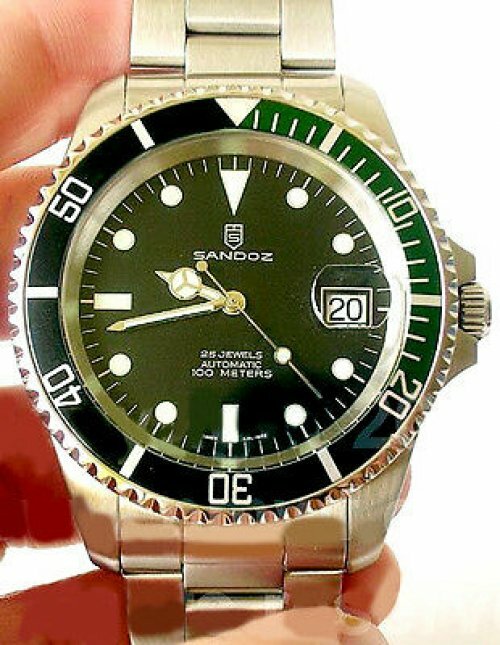 Sandoz 25 Jewels 100m Diving Automatic Men’s Watch 3930D77