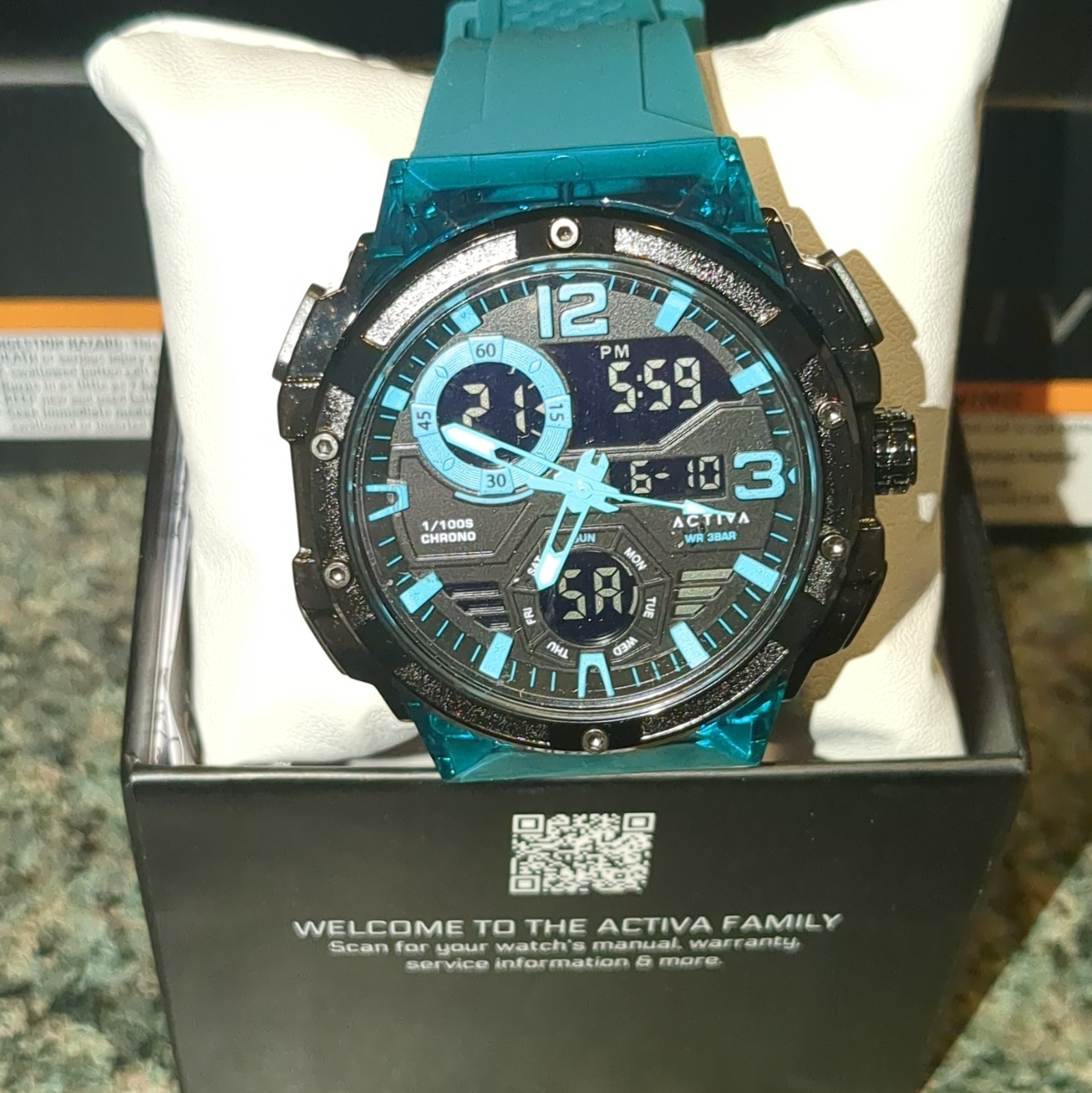 Invicta Activa Pixel x Digital Men’s Watch 50mm Analog Mercedes Benz.
