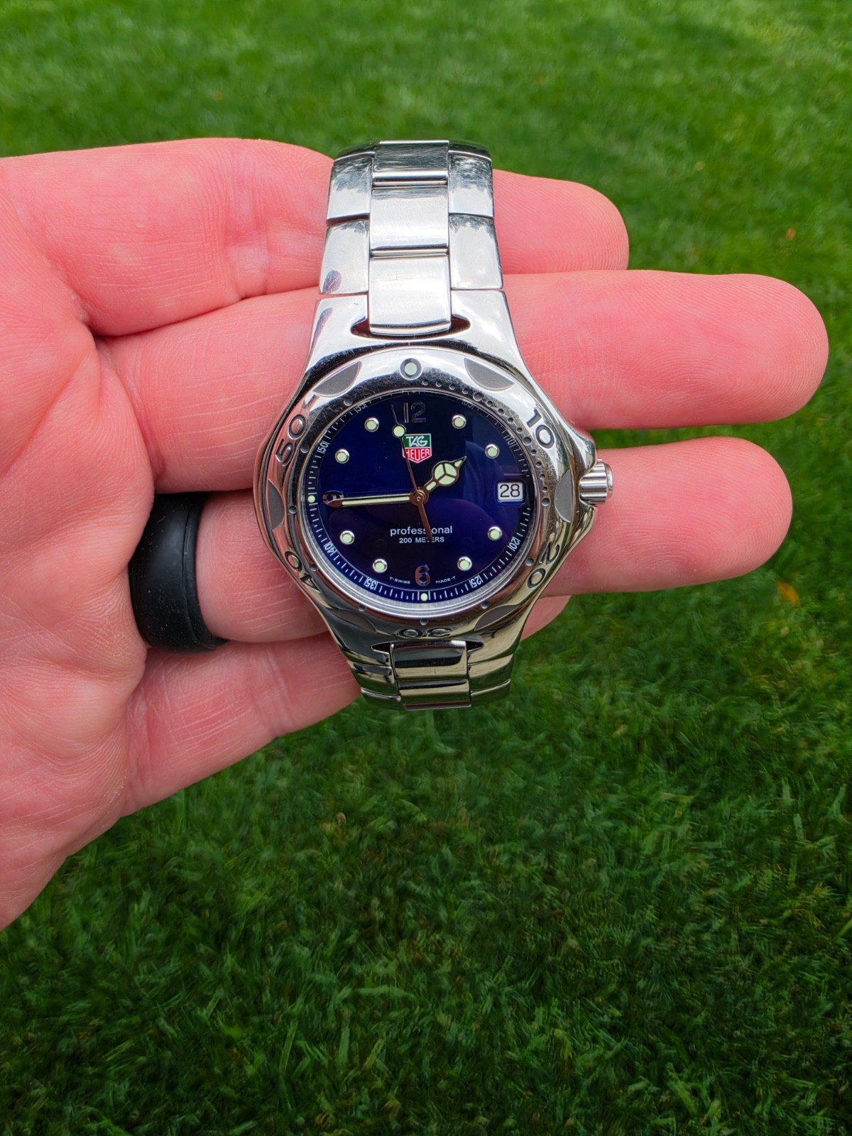 TAG Heuer WL1116.BA0702 Mens Kirium Series Professional Quartz Watch Royal Blue