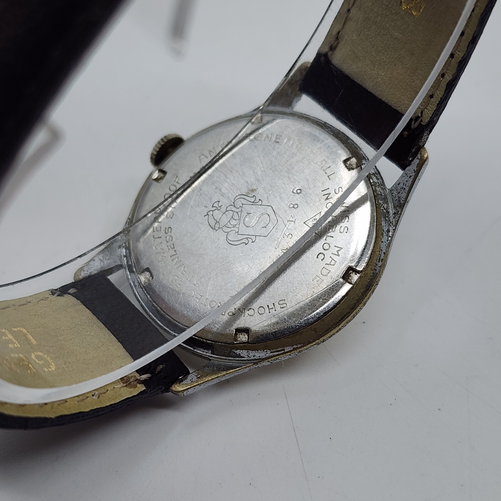 Vintage Henri Sandoz 739-66 Steel Manual Wind Watch Early 60s – Runs great!