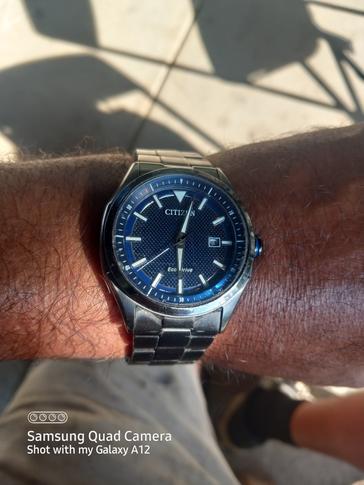 Citizen Eco-Drive AW1147-52L 41mm Gray Ion-Plated Stainless Steel Case with Gray