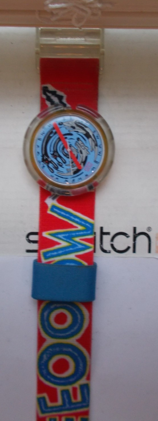 POP SWATCH ” MEEEOOW ” ’92 EXCELLENT – BOX WOW VERY RARE L@@K VINTAGE