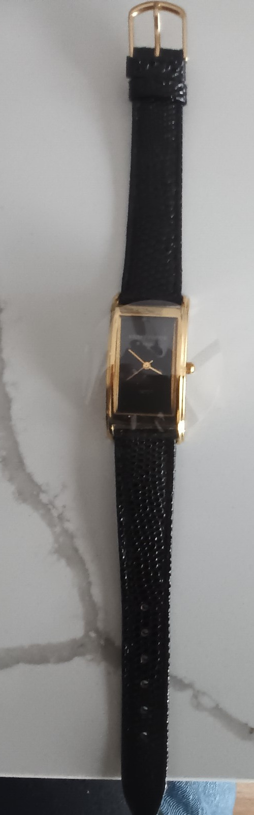 Kraft Foods Men’s Tomax Quartz Watch, leather band, new in package