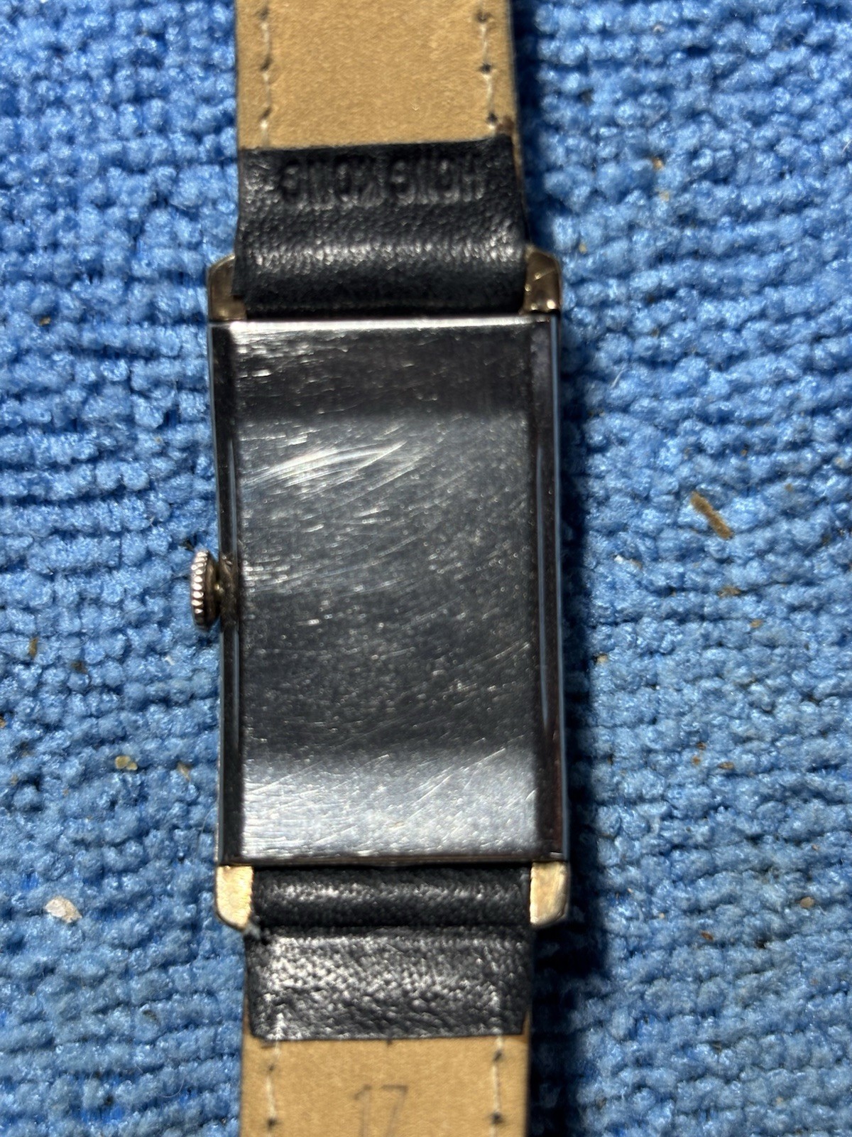 Benrus Men’s 1930s/1940s Art Deco Tank Watch For Parts/Repair ⌚