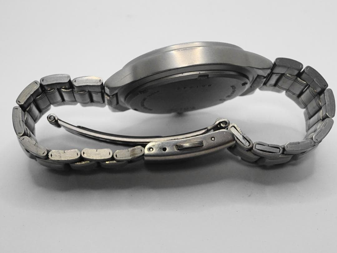 Rare, working SEIKO Titanium 5K25-0A20 solar watch S349 From Japan