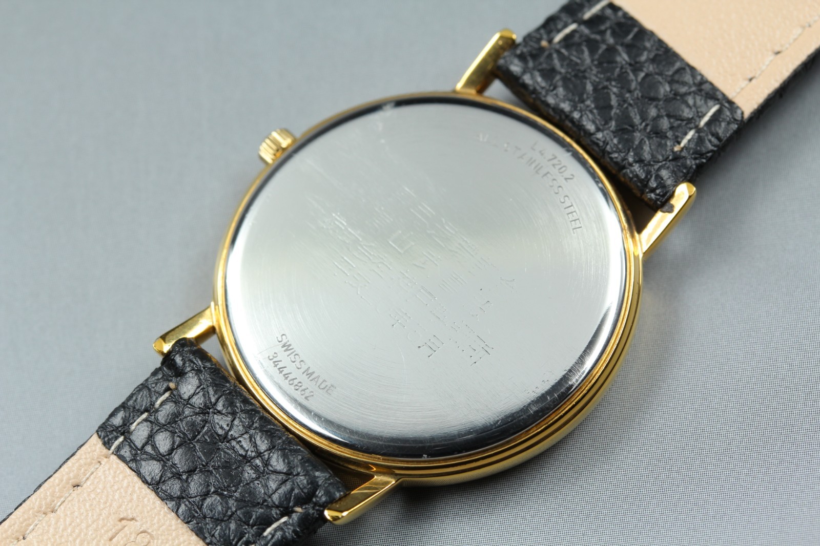[Near MINT] Longines Grand Classic L4.720.2 Gold Dial Date Quartz Men’s Watch JP
