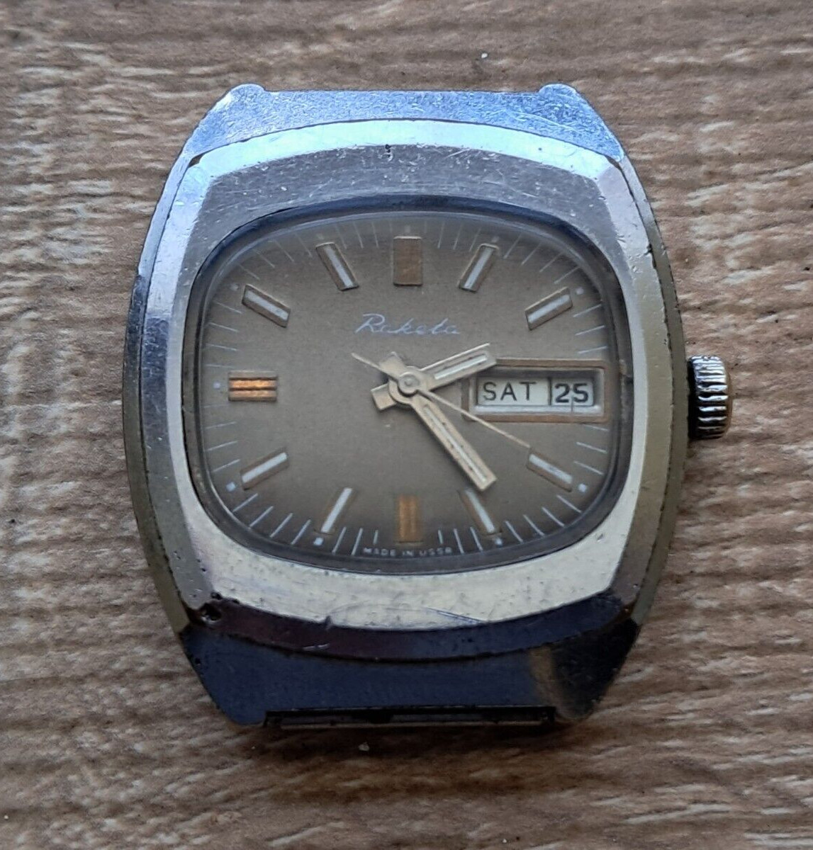 Vintage Watch Raketa Watch 2628H TV Soviet Russia USSR Watch For Collection