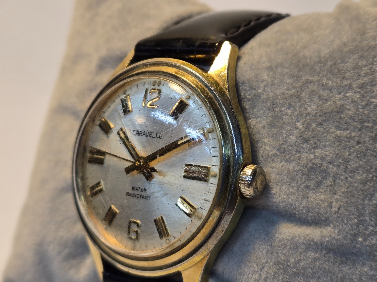 Vintage CARAVELLE By Bulova N3 Men’s Watch ~ Runs/Japan