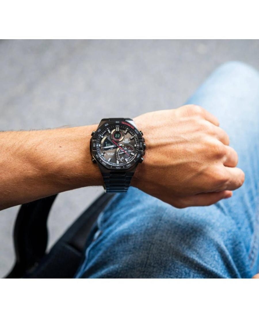 CASIO Men Digital Eco-Drive Casual Watch Classic Dress Black Dial Waterproof Rou