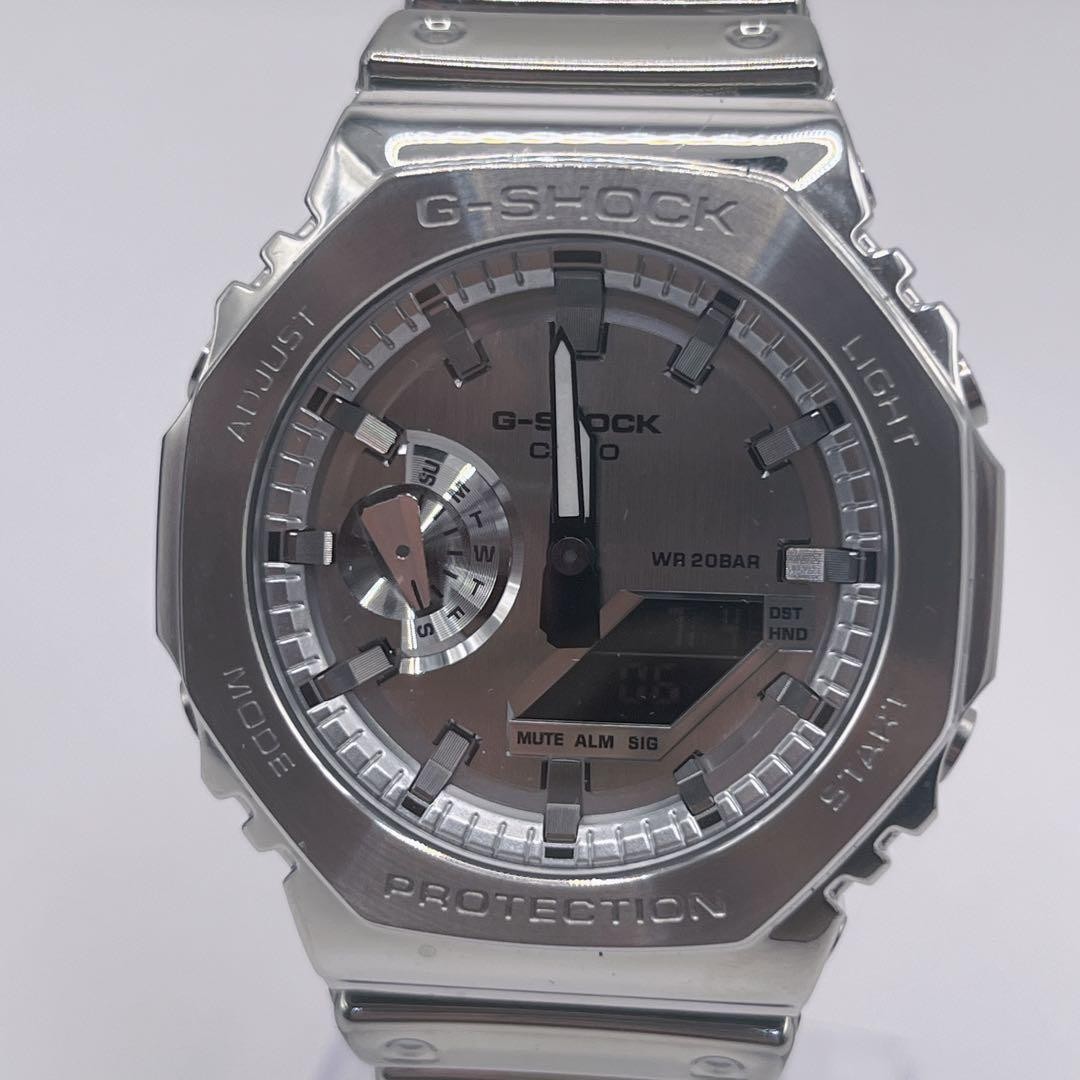 beautiful CASIO G SHOCK GM 2100 1AJF Metal with box operational