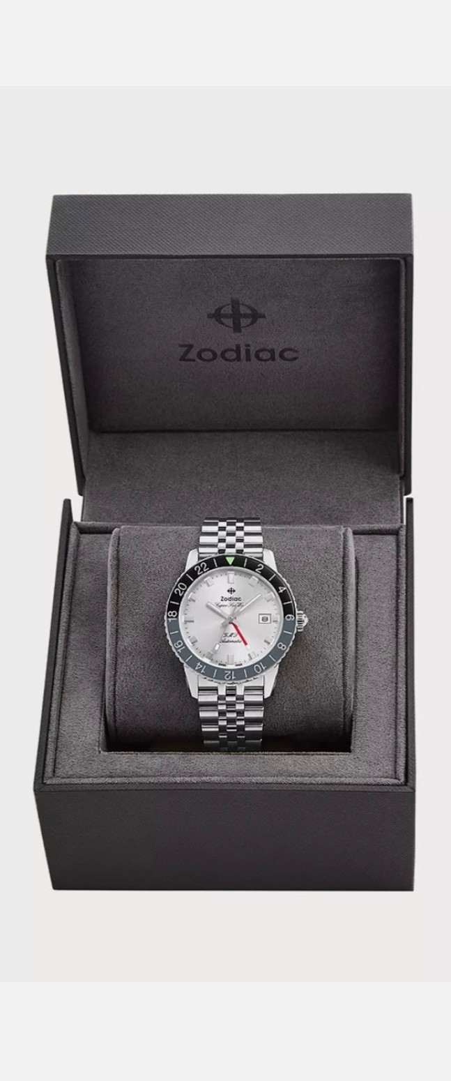 Super Sea Wolf GMT Automatic | Silver Dial Wristwatch ZO9415