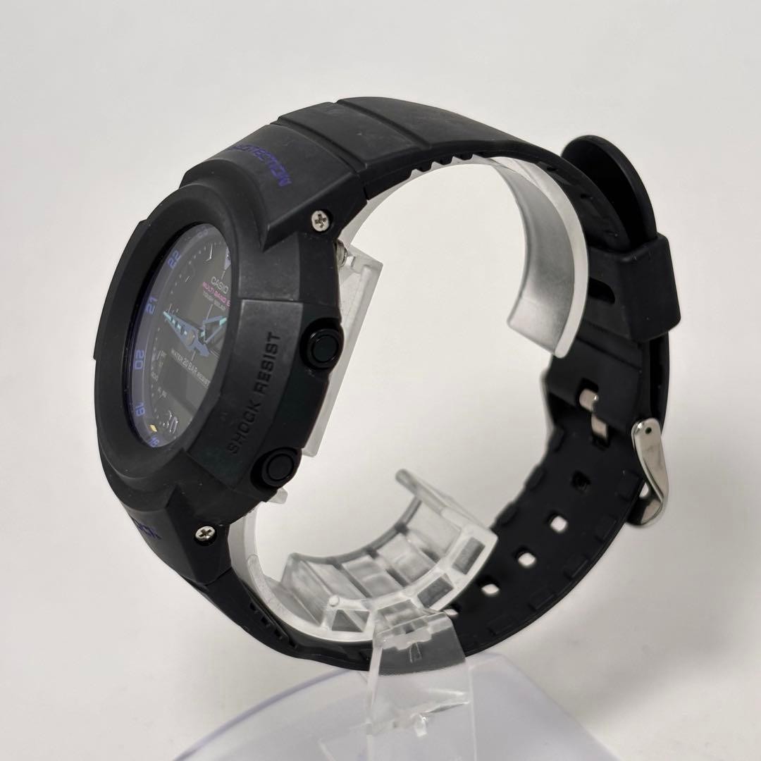 [Working] Casio Men’s Watch G-Shock Blue Hands Matte Black Solar Radio Contr
