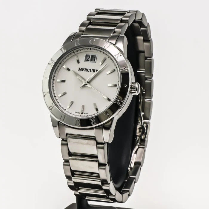 Mercury – Swiss Watch – ME340-SS-1 Quartz 36 mm ME340 50m (5 ATM, 169 ft)