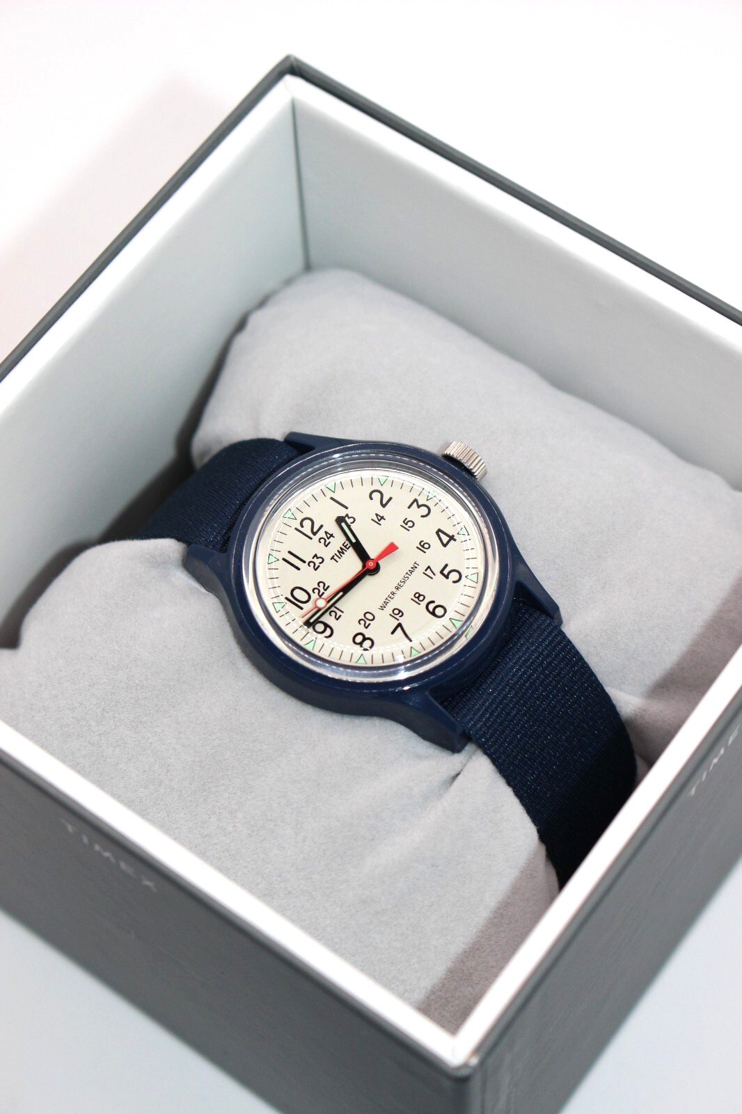 TIMEX Original Camper TW2U84200 36mm Ivory x Navy Resin Polycarbonate Unisex