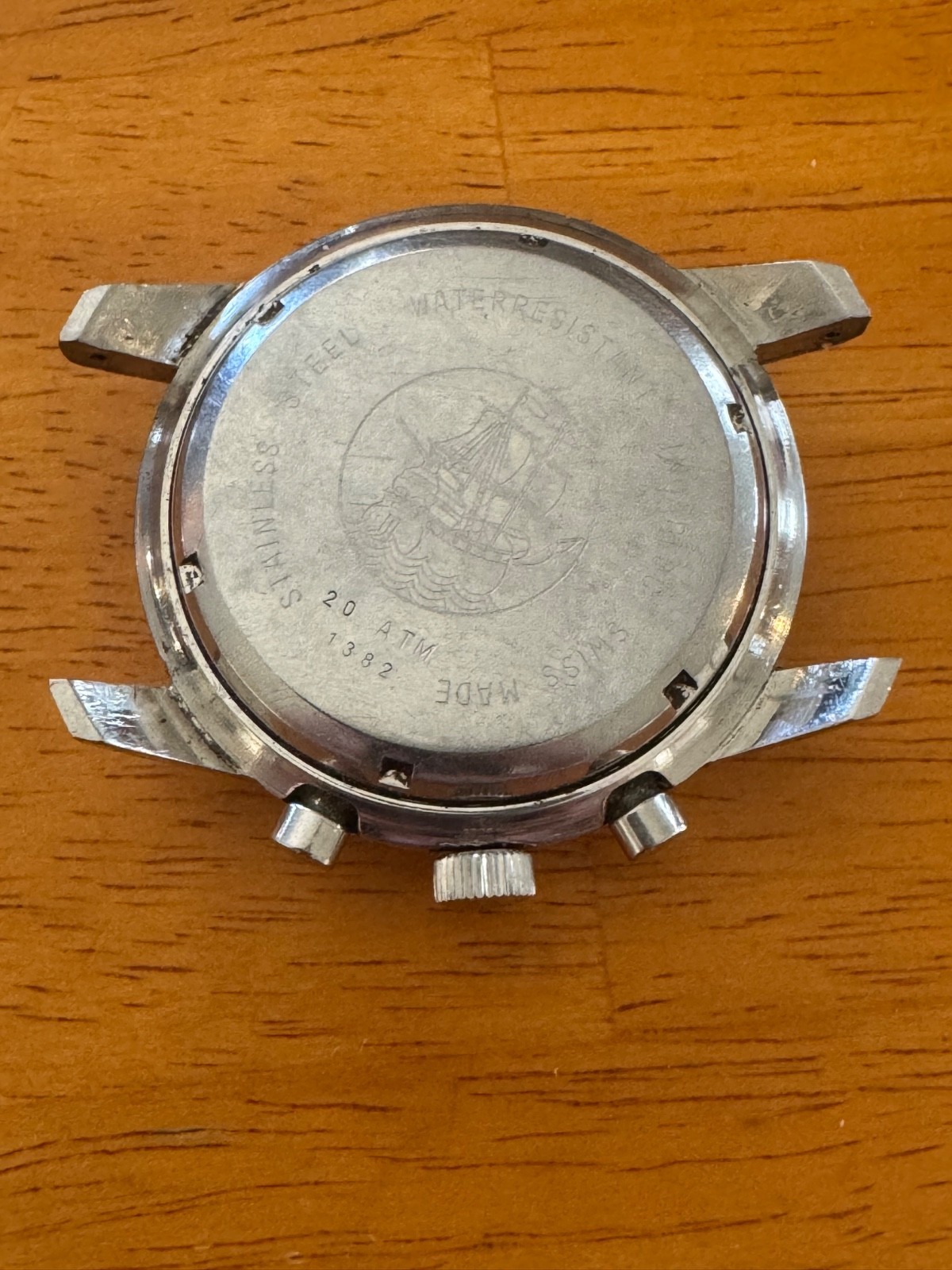 VINTAGE 1960s LE JOUR CHRONOGRAPH – VALJOUX 7733 – LOLLIPOP HAND – MISSING BEZEL