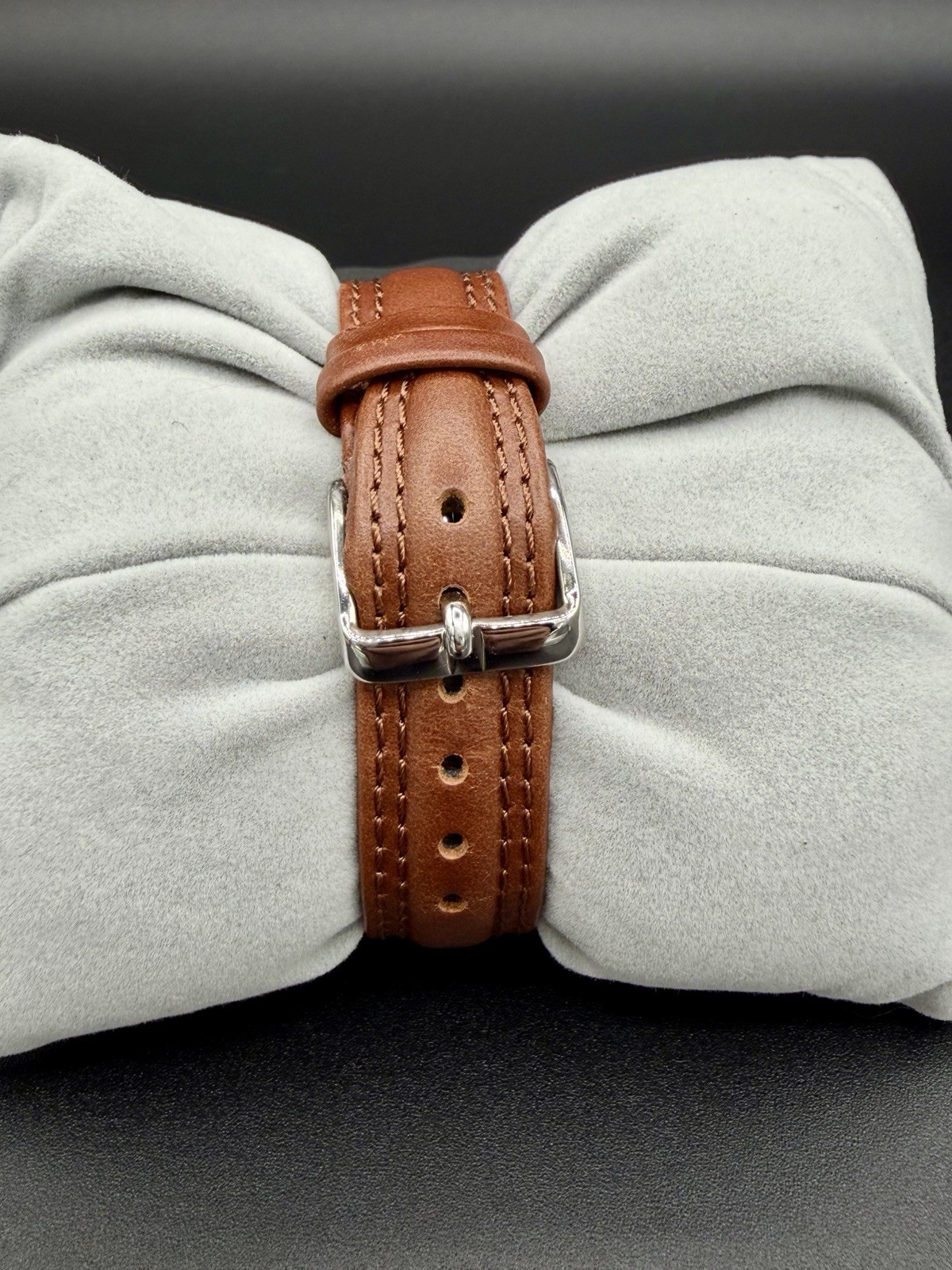 Fresh Service 1971 Vintage Timex Marlin Calendar 26560-2571, New Leather Strap!