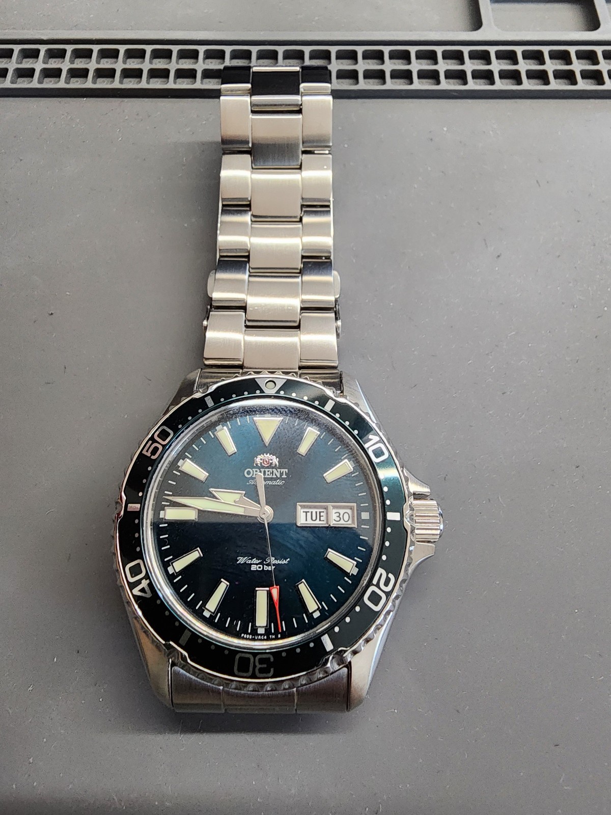 Orient Kamasu RA-AA0004E39B Green 41.8 mm Automatic Stainless Steel Diver