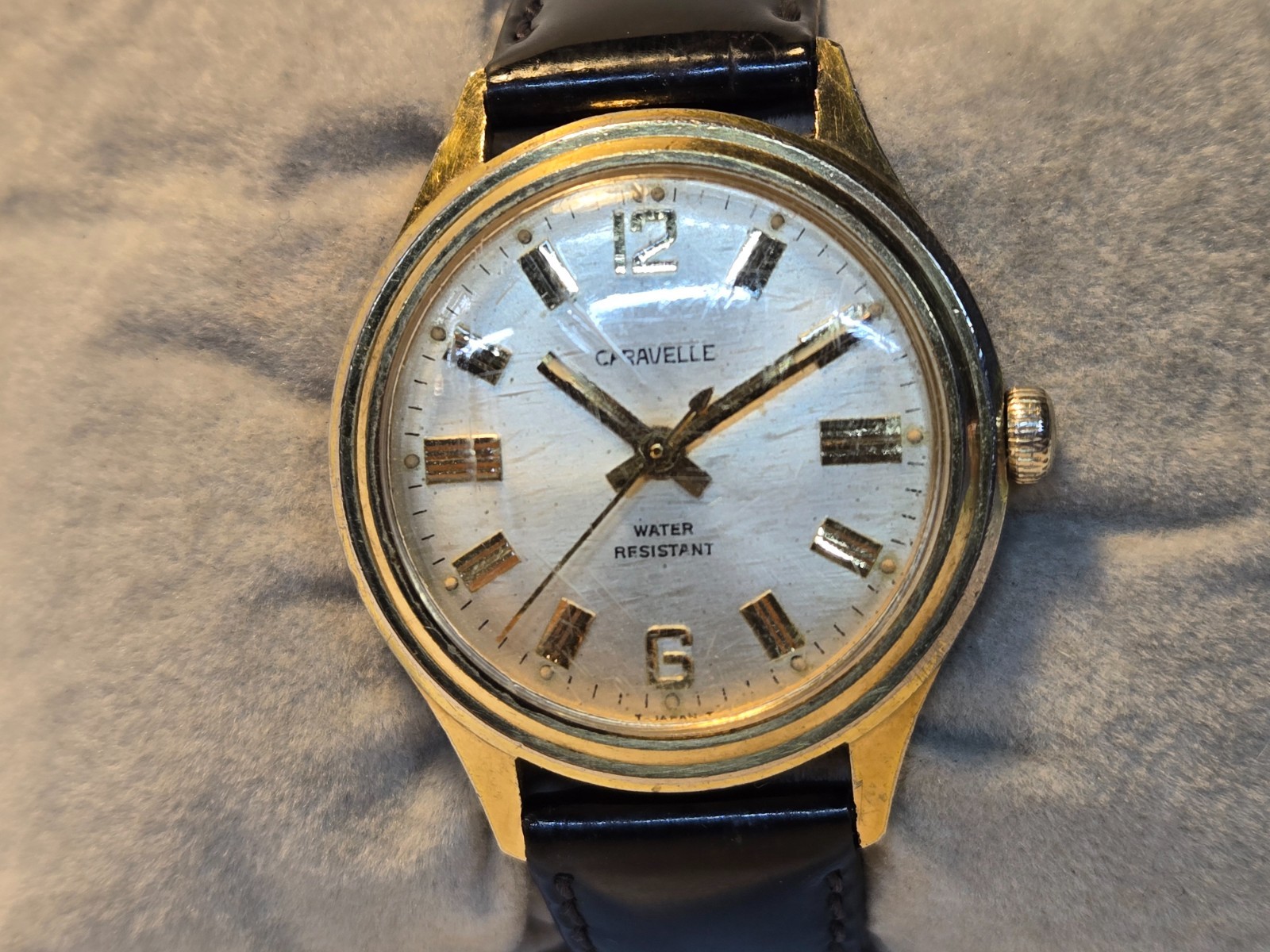 Vintage CARAVELLE By Bulova N3 Men’s Watch ~ Runs/Japan