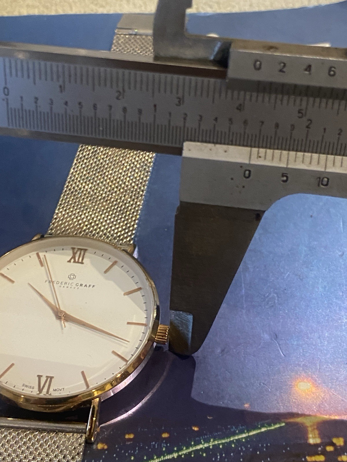 FREDERIC GRAFF GENEVE WATCH. GOLD PLATED. SAME DAY DESPATCH FREE POST