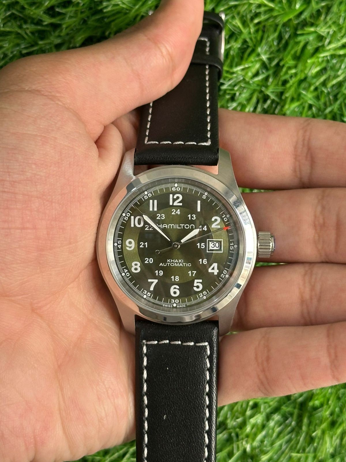 Hamilton Khaki Field Green Dial Automatic Men’s Watch