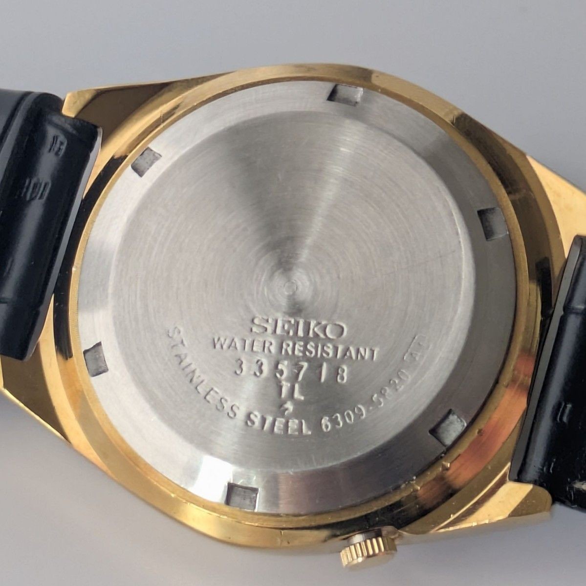 SEIKO 1980-1989 Men’s Automatic Date Gold Tone Men’s Wristwatch