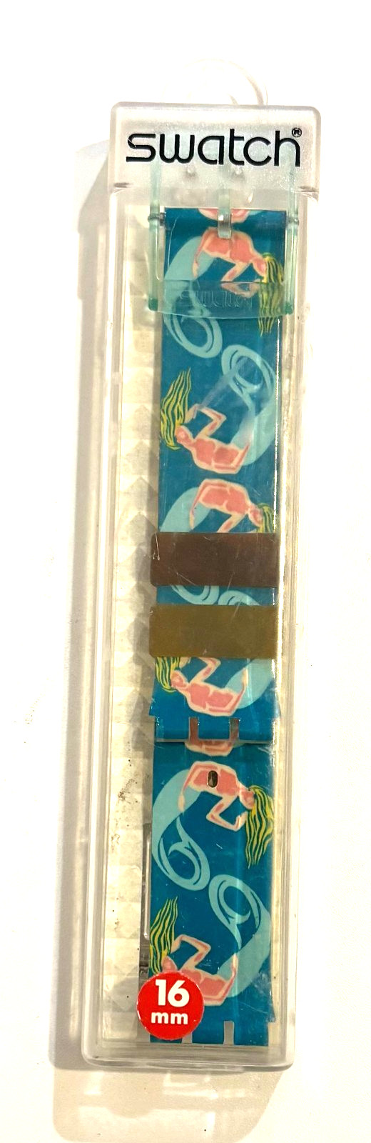 Vintage 1993 Swatch Scuba 200 “Sailor Joy” SDG100 16mm Replacement strap, New