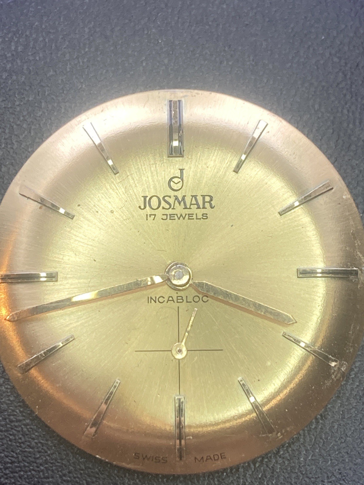 Vintage Men’s JOSMAR CUPILLARD French Watch, Cupillard 233-68 – Spares/Repairs