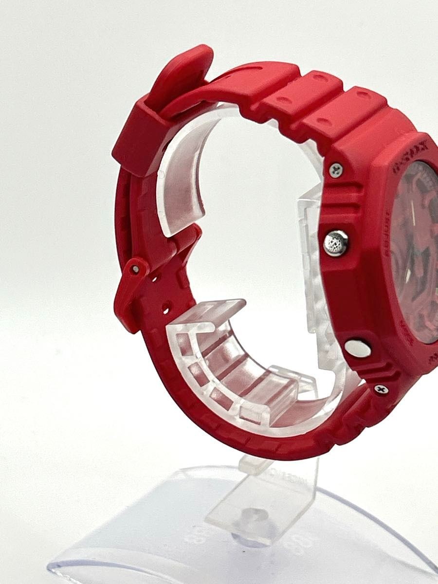 Casio G-Shock GA-2100 Red Analog Digital Quartz Watch