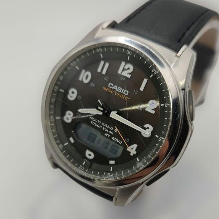 Casio Ana-Digi Watch WVA-M630 Digital Analog Power