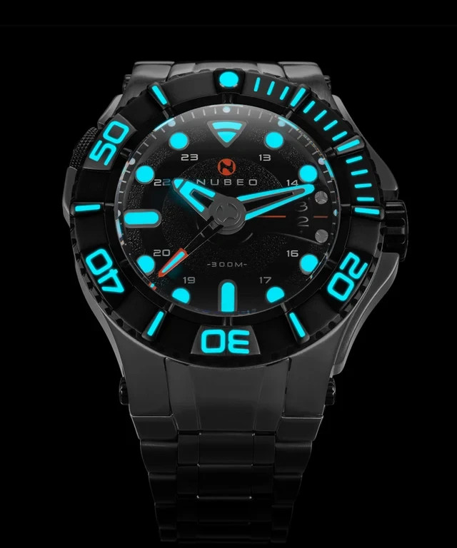 Nubeo Skylab Automatic Limited Edition Watch. Indigo. NB-6083-0H