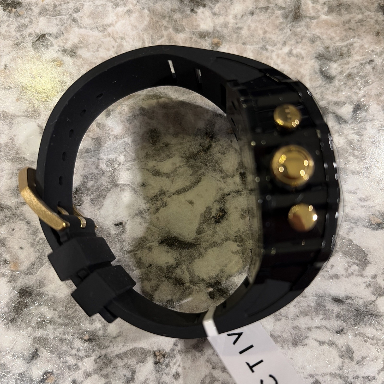 Invicta Activa X Men’s Watch Skeleton Dial-44.3mm Black & Gold Dial ACW2305-026