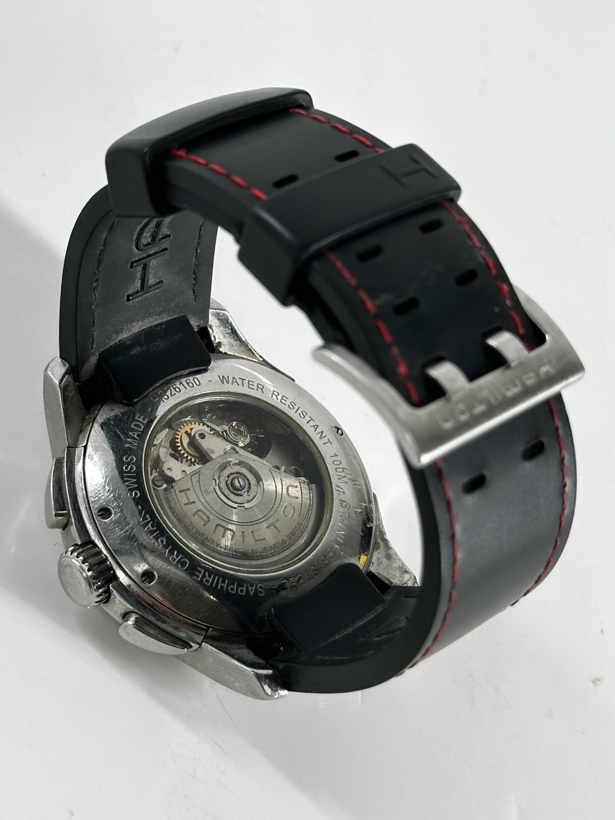 Hamilton Jazzmaster H326160 Chronograph Black Dial AT Men’s Swiss