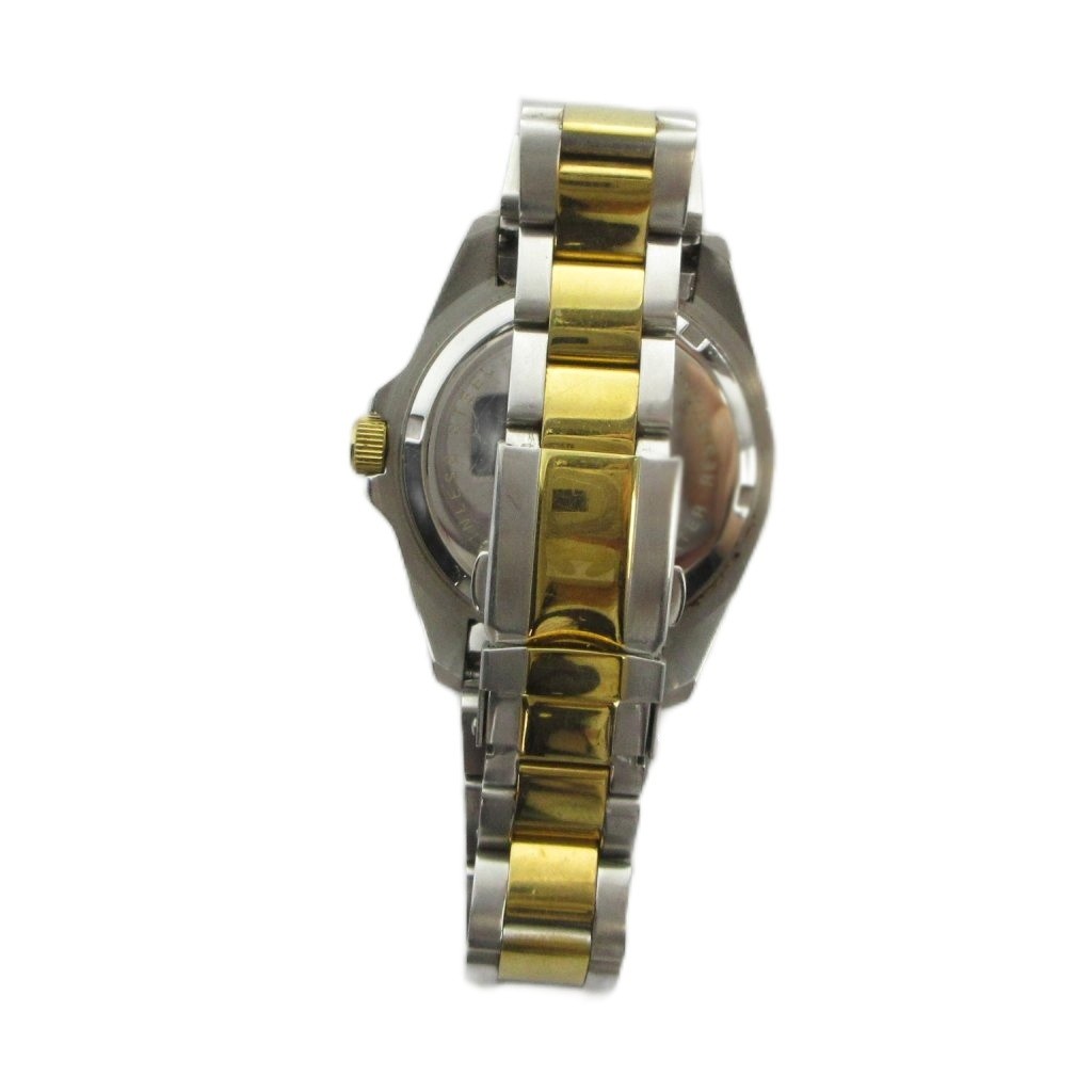 Technos TAM629 Quartz Men’s Watch 40mm Silver Gold Stainless Steel Clean
