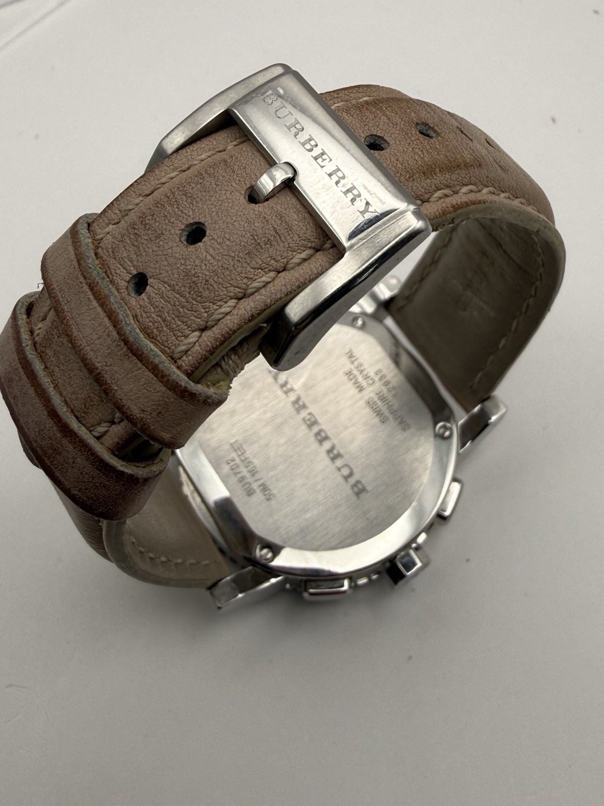 Burberry The City BU9702 Chronograph Leather Strap Quartz