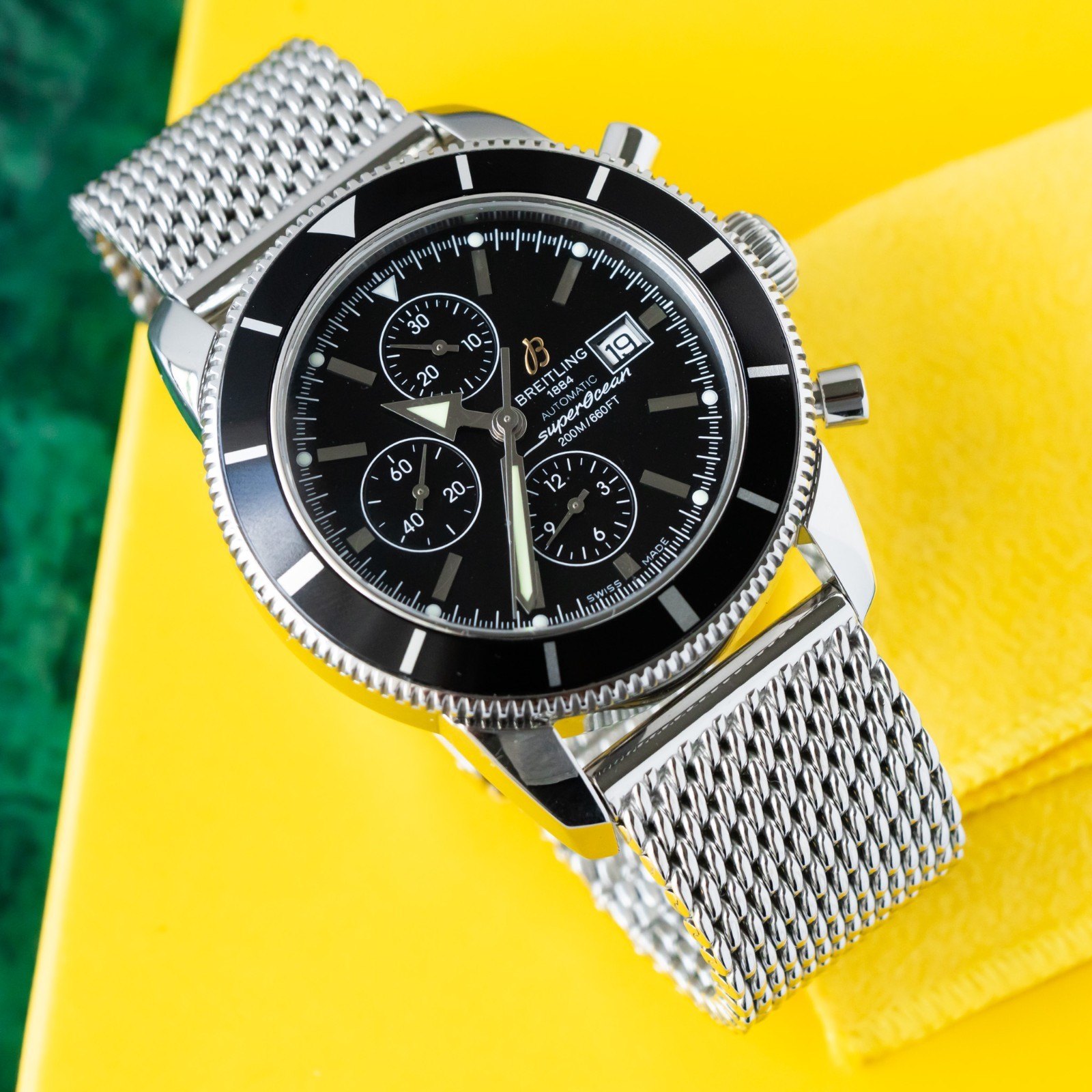Breitling Superocean Heritage Chronograph 46mm Black Aluminum Steel – A13320