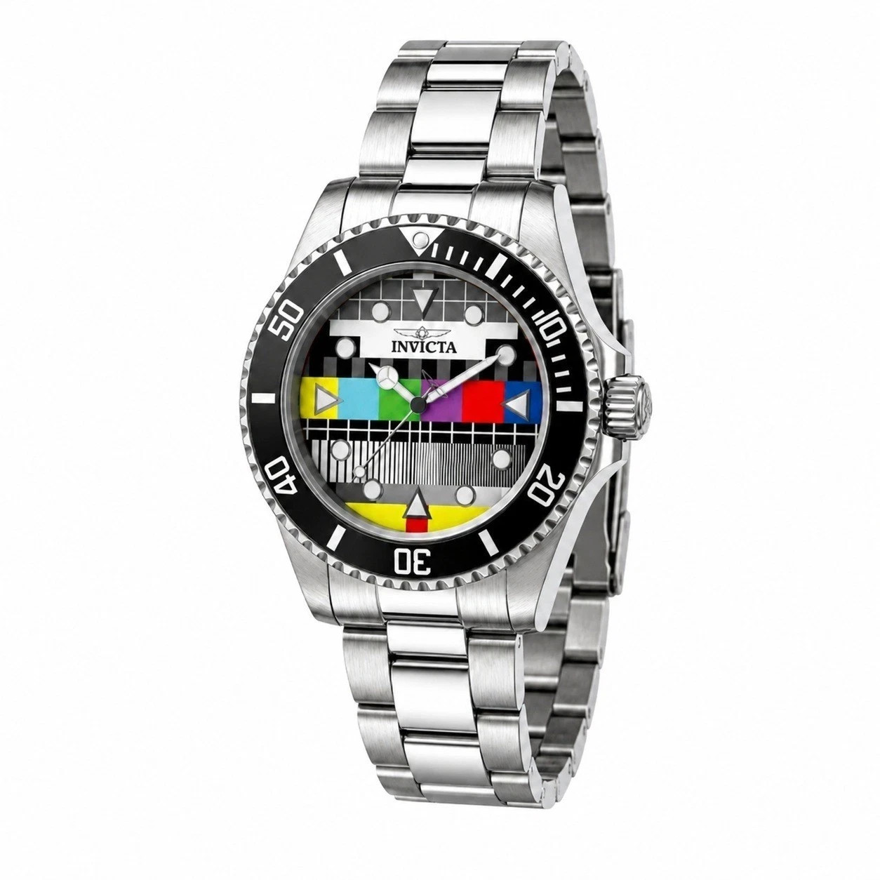 Invicta Pop Art Men’s Watch – 40mm, Stainless Steel (49062) NEW in the Box