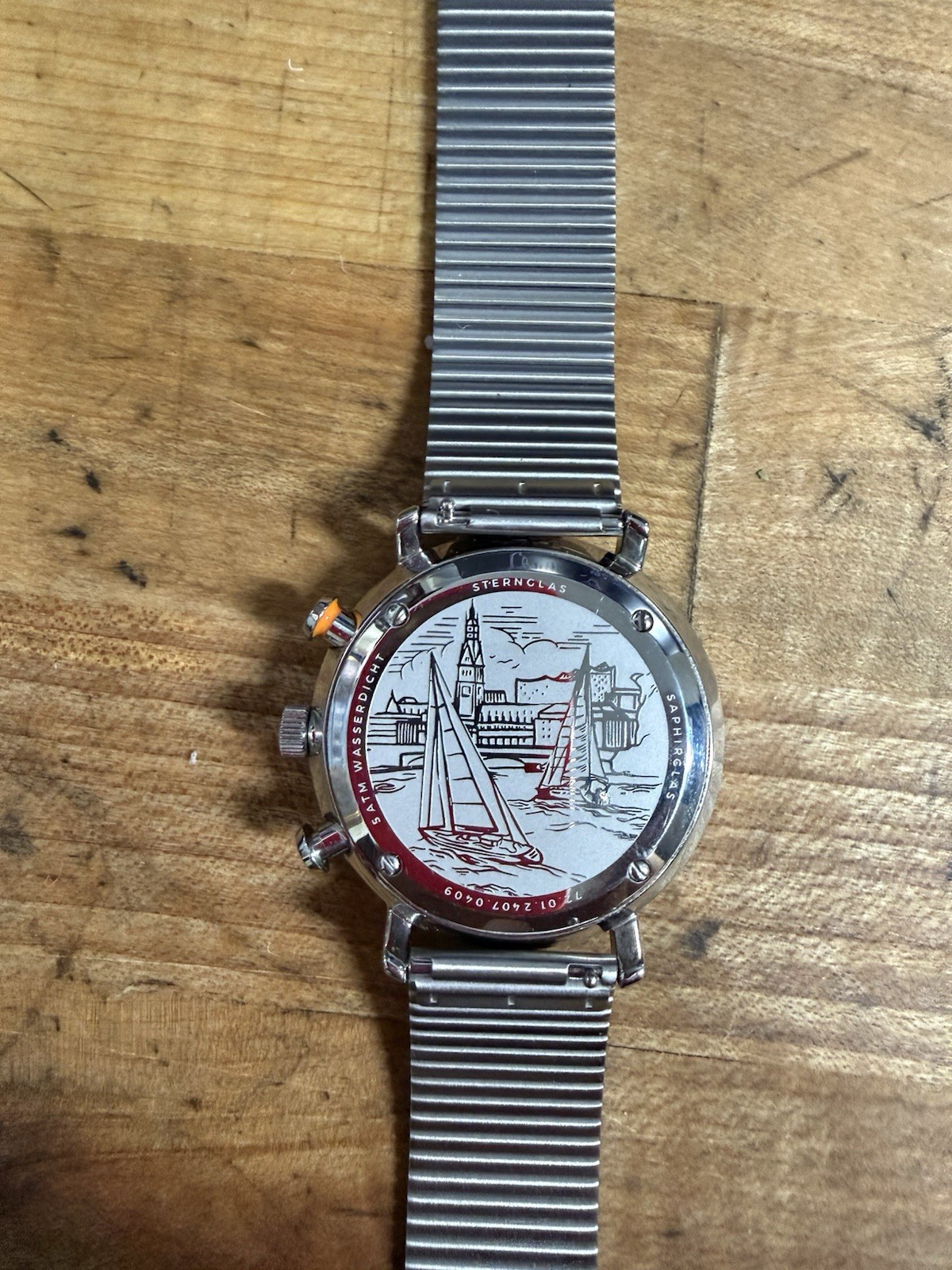 Sternglas Hamburg Chrono Regatta Quartz Chronograph Analog Watch