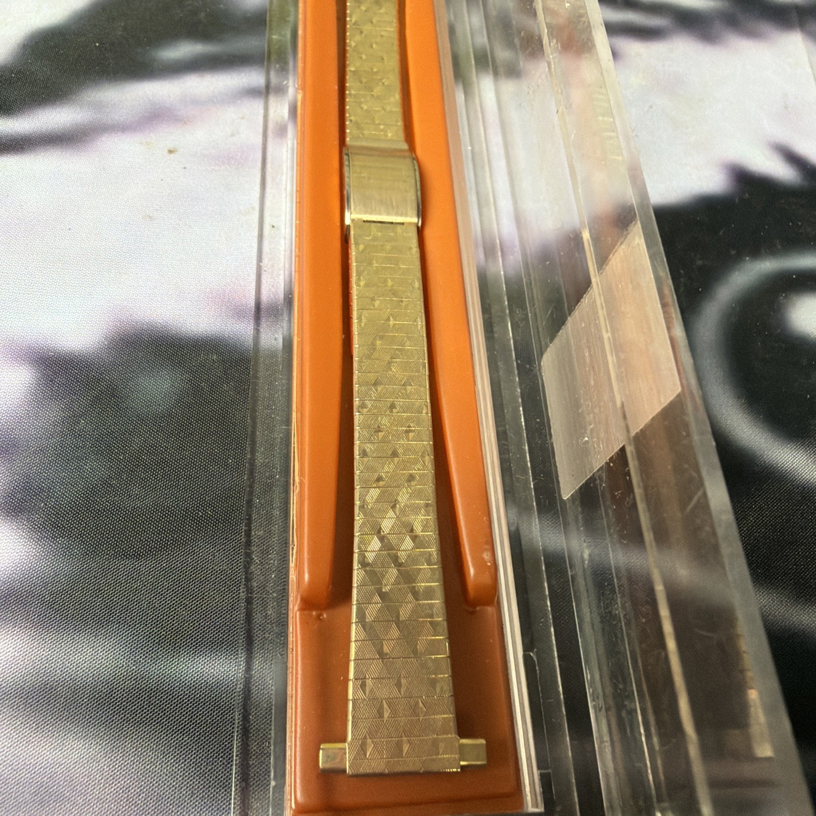 New Vintage Bulova Watch Band 10K Rolled Gold Plate Mesh 10mm Ladies Deadstock