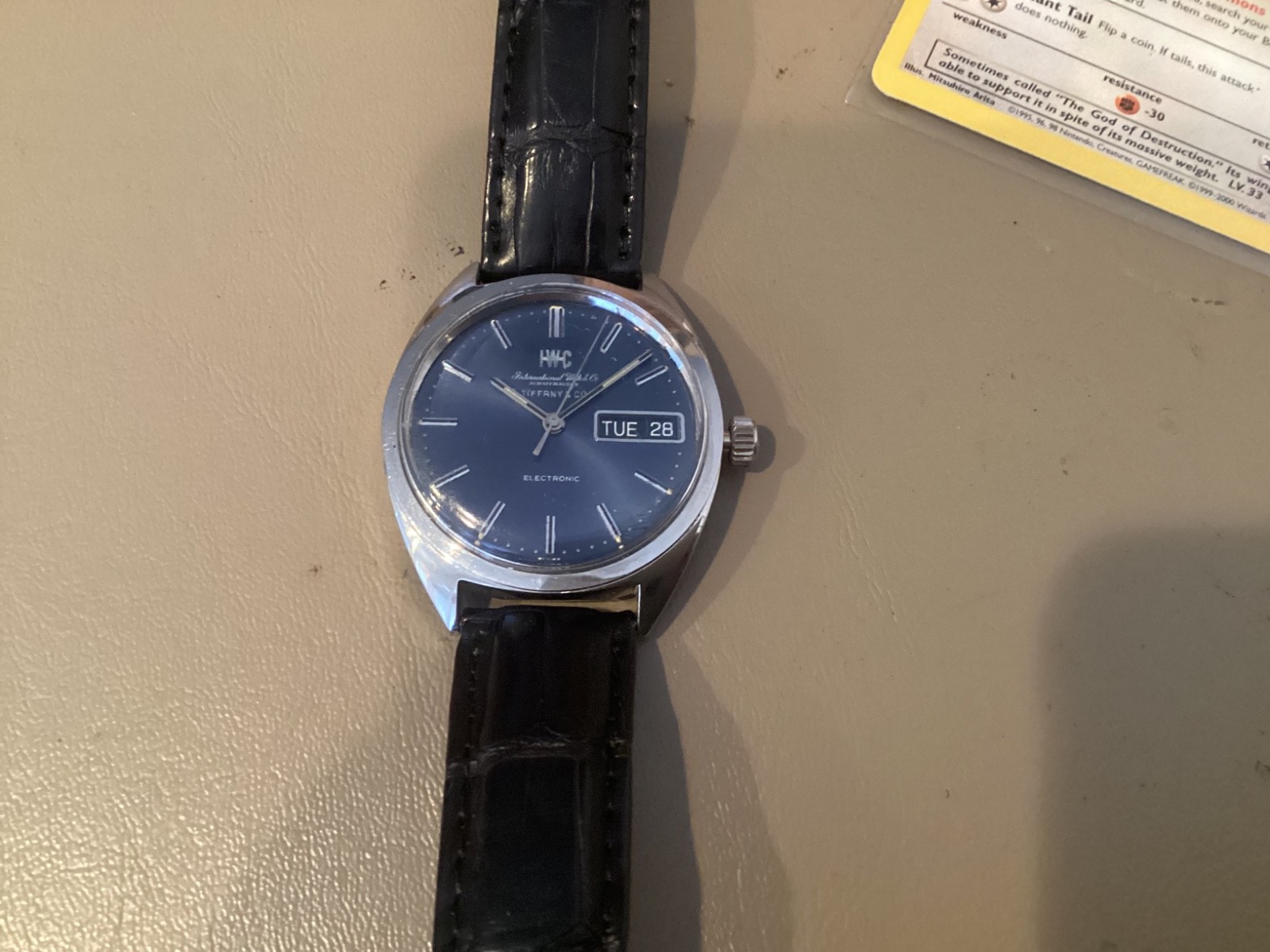 Iwc schaffhausen Tiffany & co day date international watch company blue dial