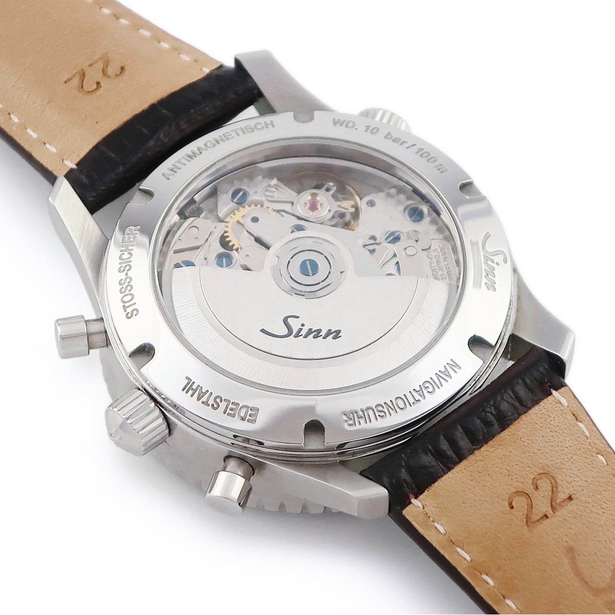 SINN 903.ST.AUTO.B.E Chronograph, small seconds, date, rotating inner beze