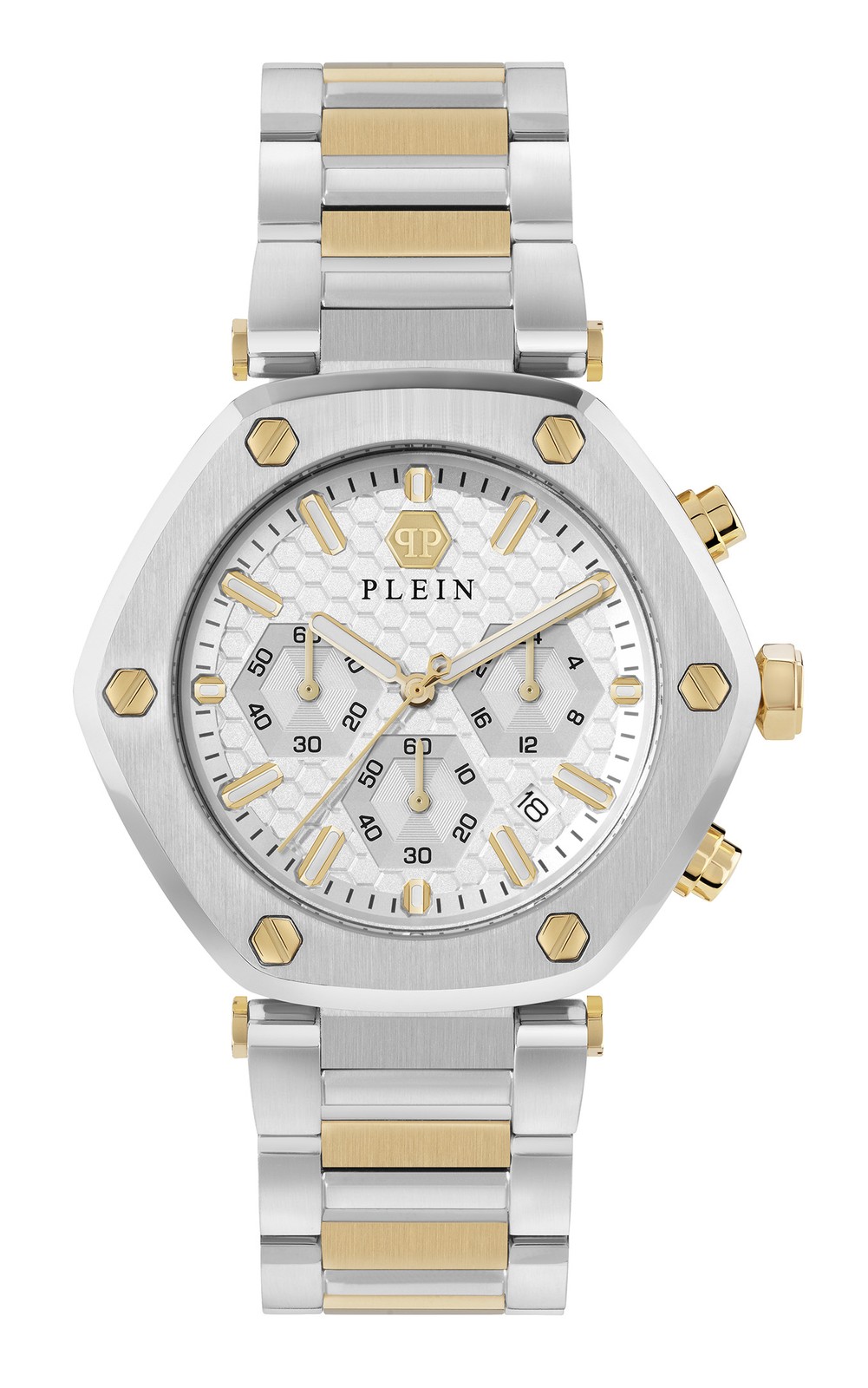 Philipp Plein Multicolour Mens Chronograph Watch The Hexagon Chrono PWZBA0423