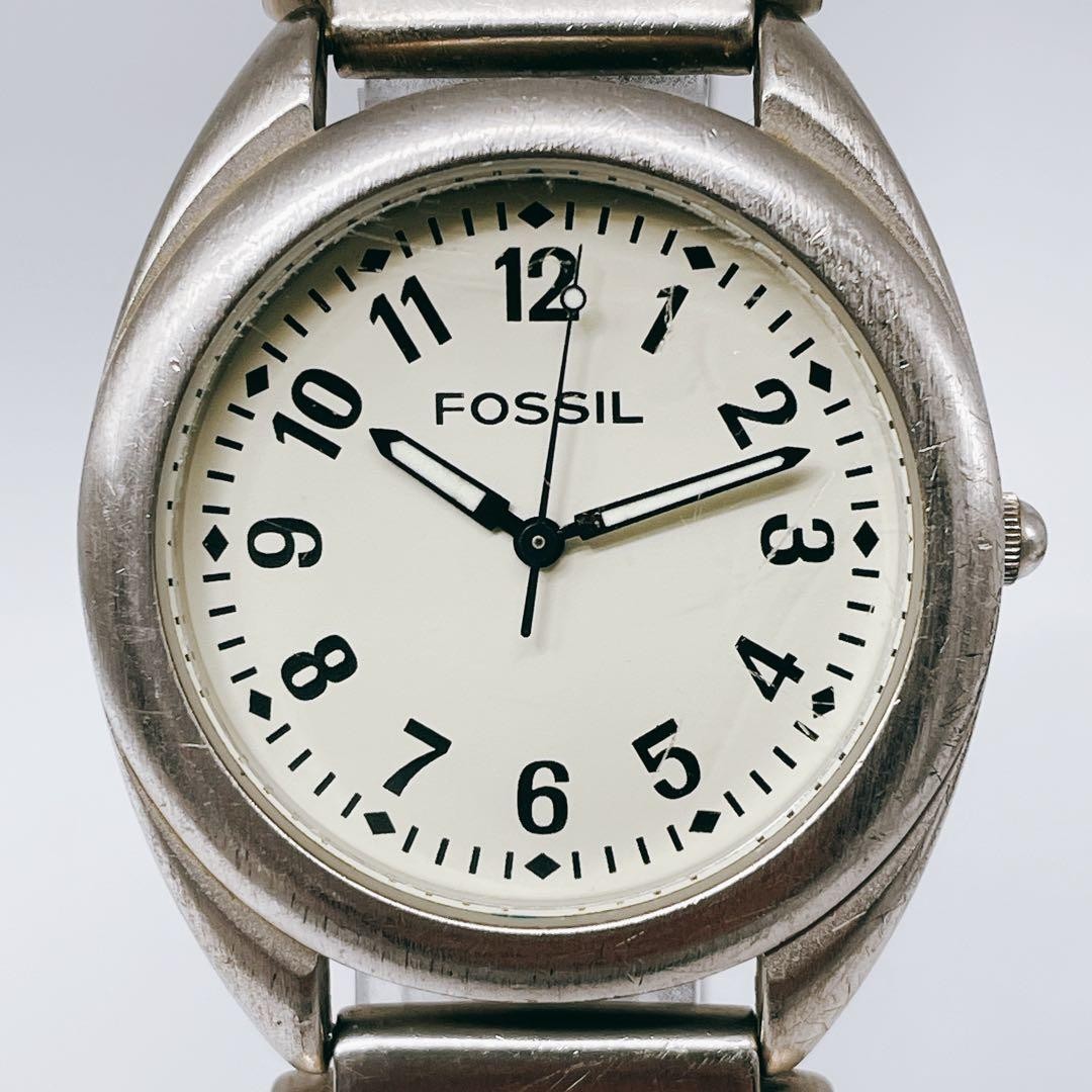 Fossil Gold Quartz Men’s Watch Vintage American Casual Style Japan 073660