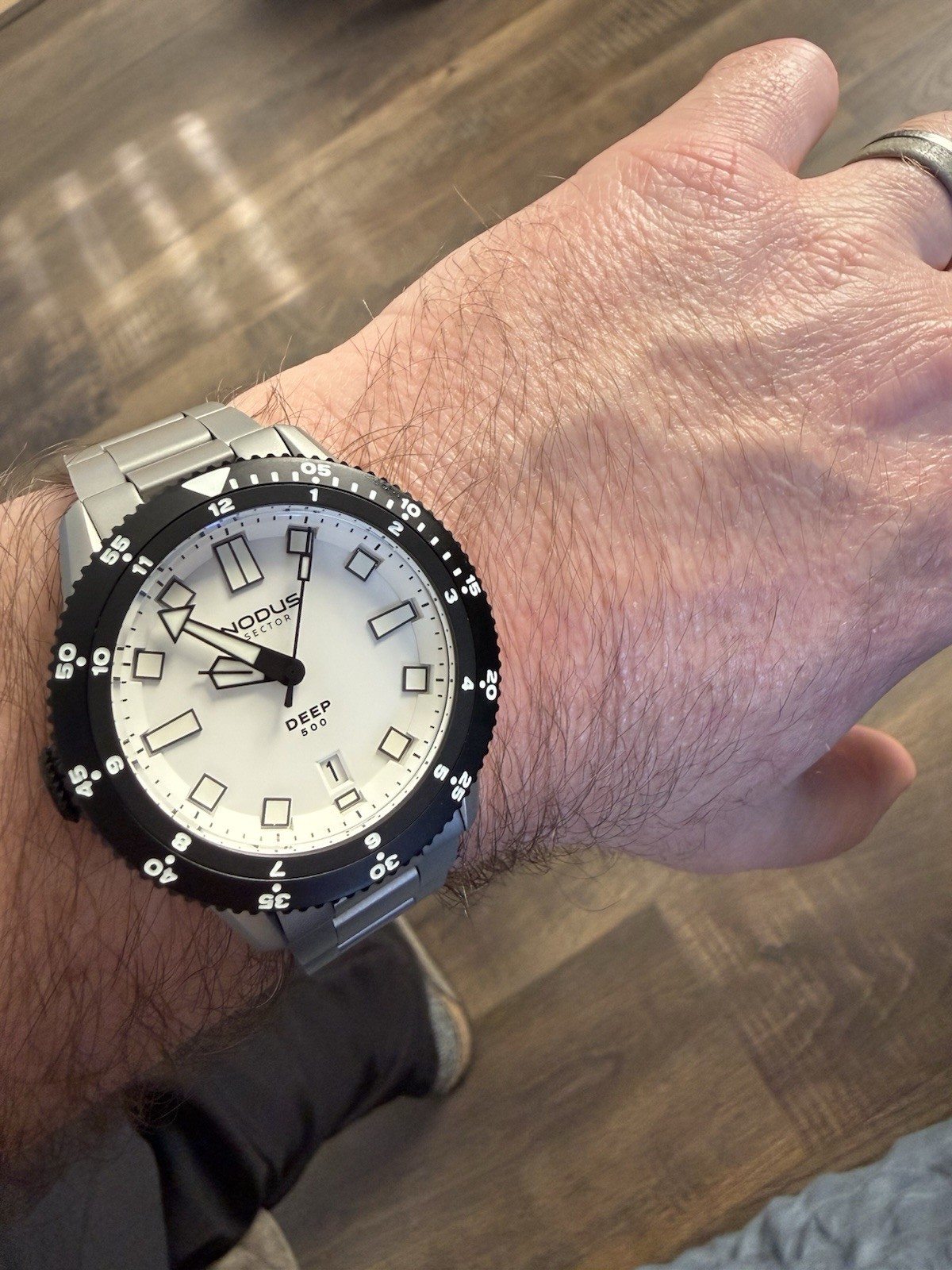 with imperfections NODUS Sector Deep Polar Destro Automatic Watch G2U