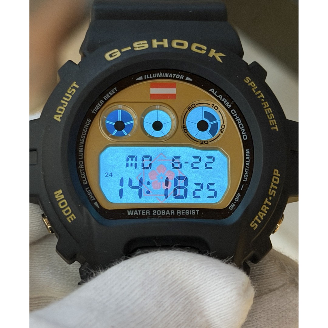 Collaboration G-Shock Shinsengumi Watch DW 6900 Limited Vintage 25th Anniversary