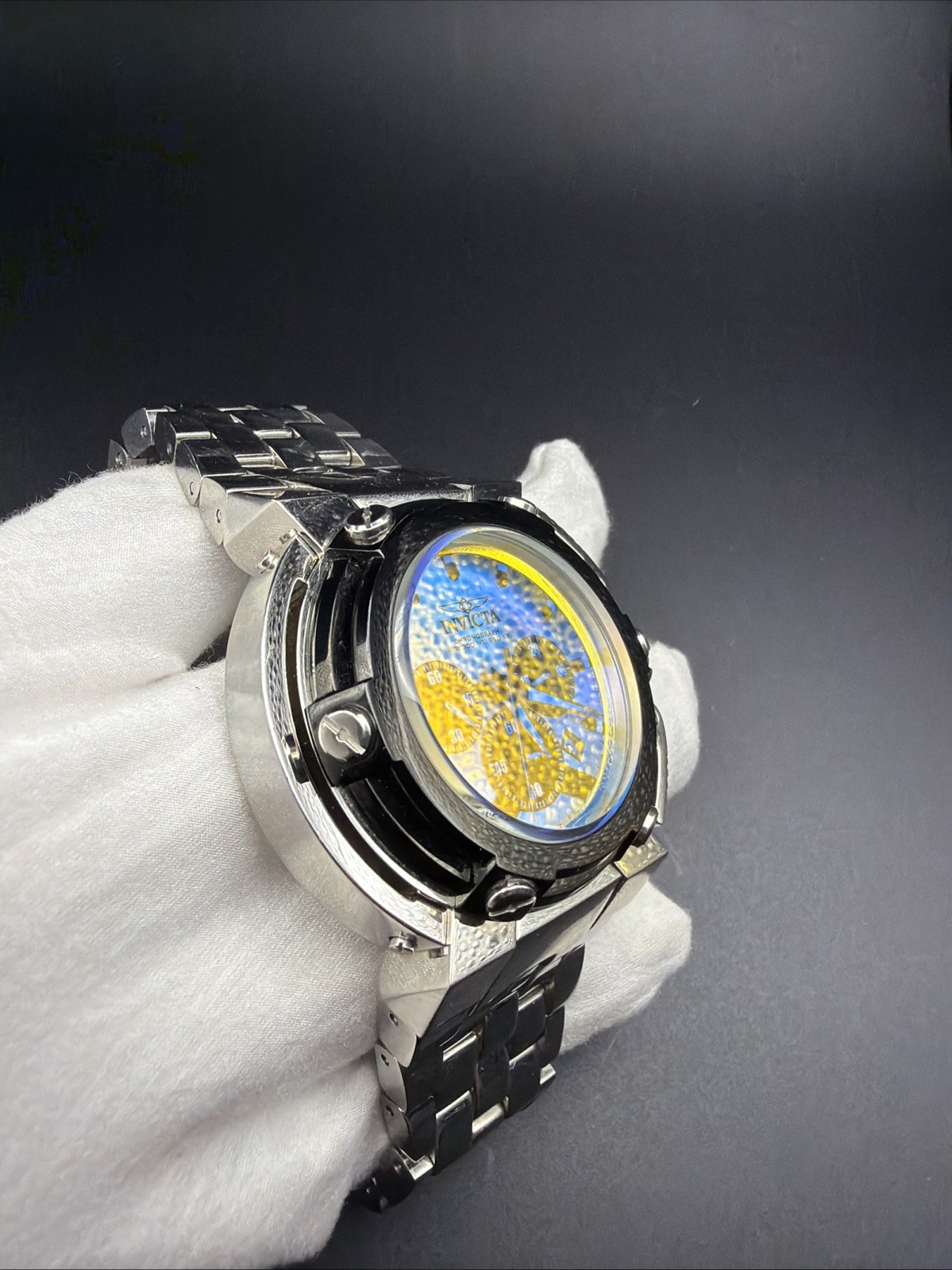 Invicta Coalition Forces Tinted Crystal X-Wing Chronograph 300M 25438 (read)